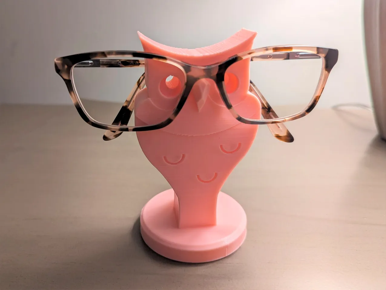 Owl Eyeglass Holder by Ken Mills, Download free STL model